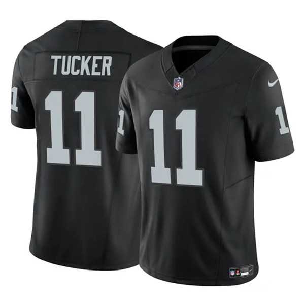 Men & Women & Youth Las Vegas Raiders #11 Tre Tucker Black 2023 F.U.S.E Vapor Untouchable Limited Jersey->houston texans->NFL Jersey